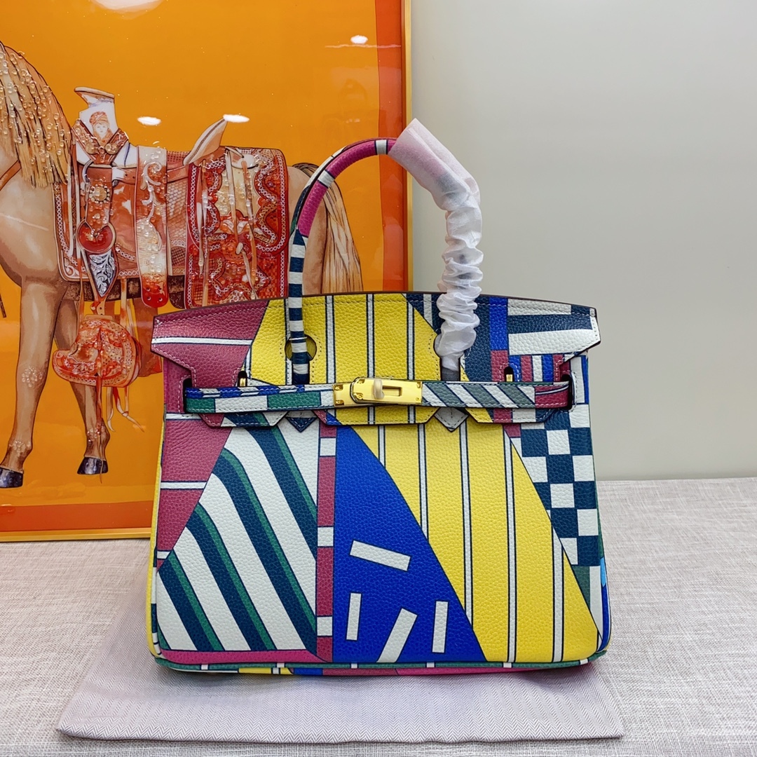 Exclusive Custom Hand-Painted Birkin 30 Bag