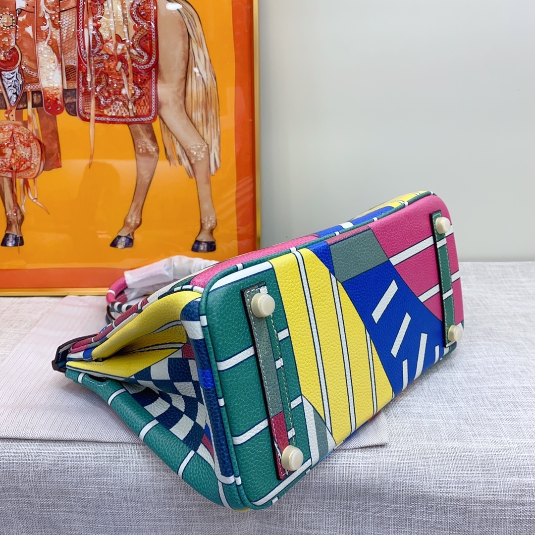 Exclusive Custom Hand-Painted Birkin 30 Bag