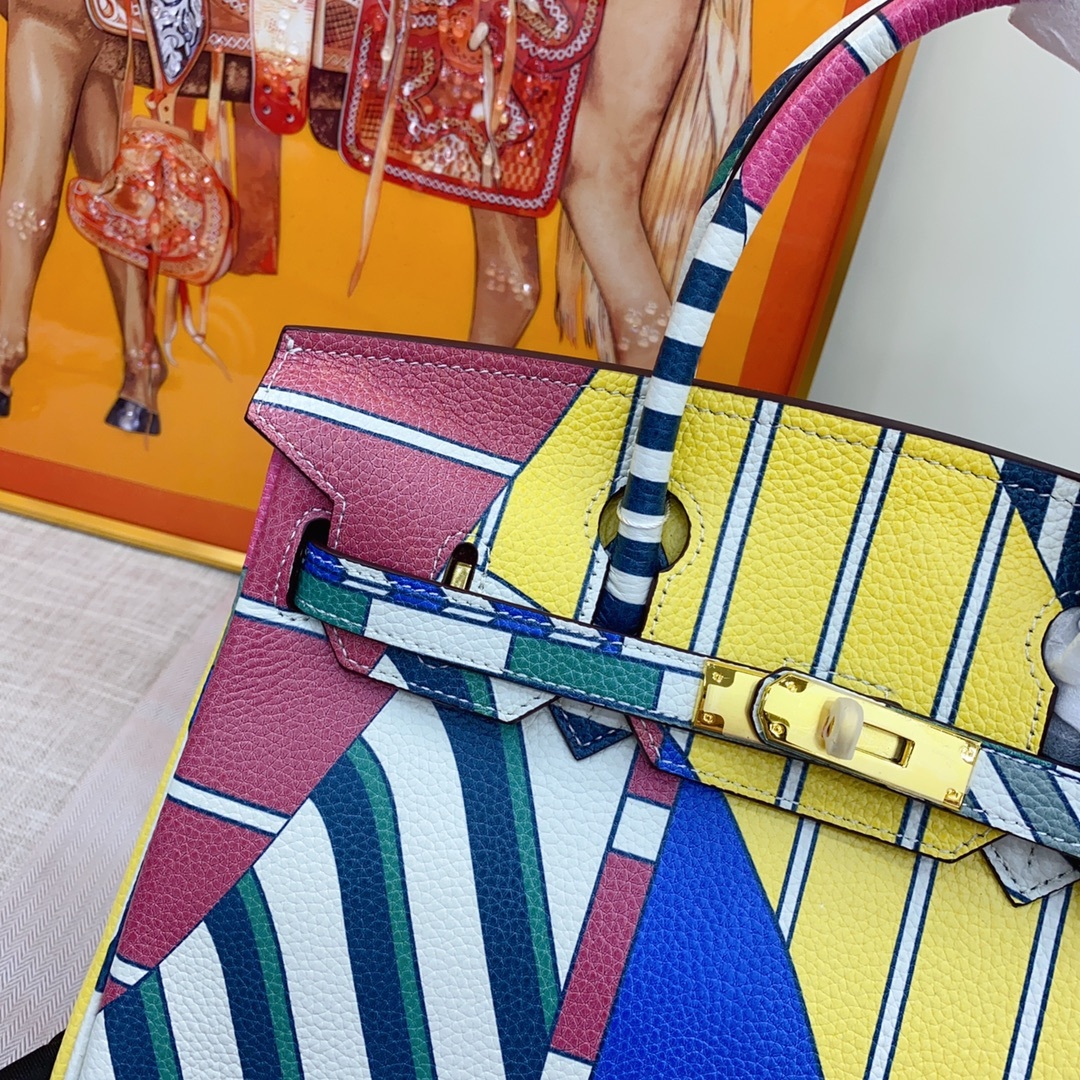 Exclusive Custom Hand-Painted Birkin 30 Bag