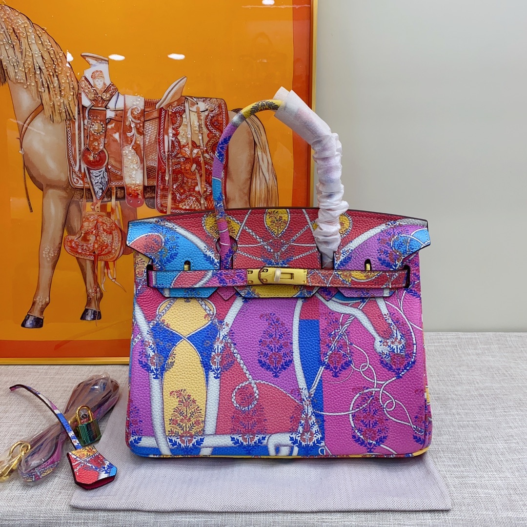 Exclusive Custom Hand-Painted Birkin 30 Bag