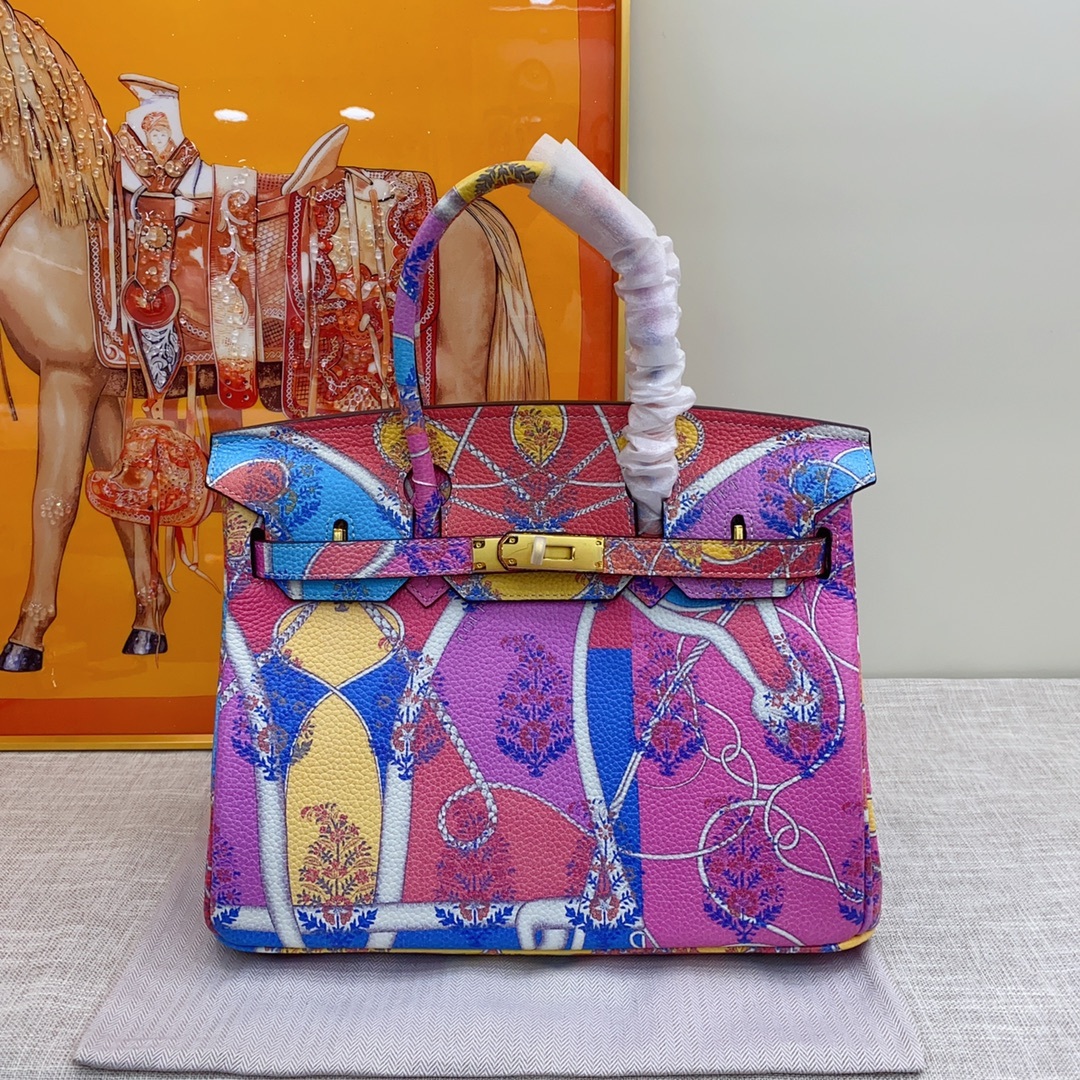 Exclusive Custom Hand-Painted Birkin 30 Bag