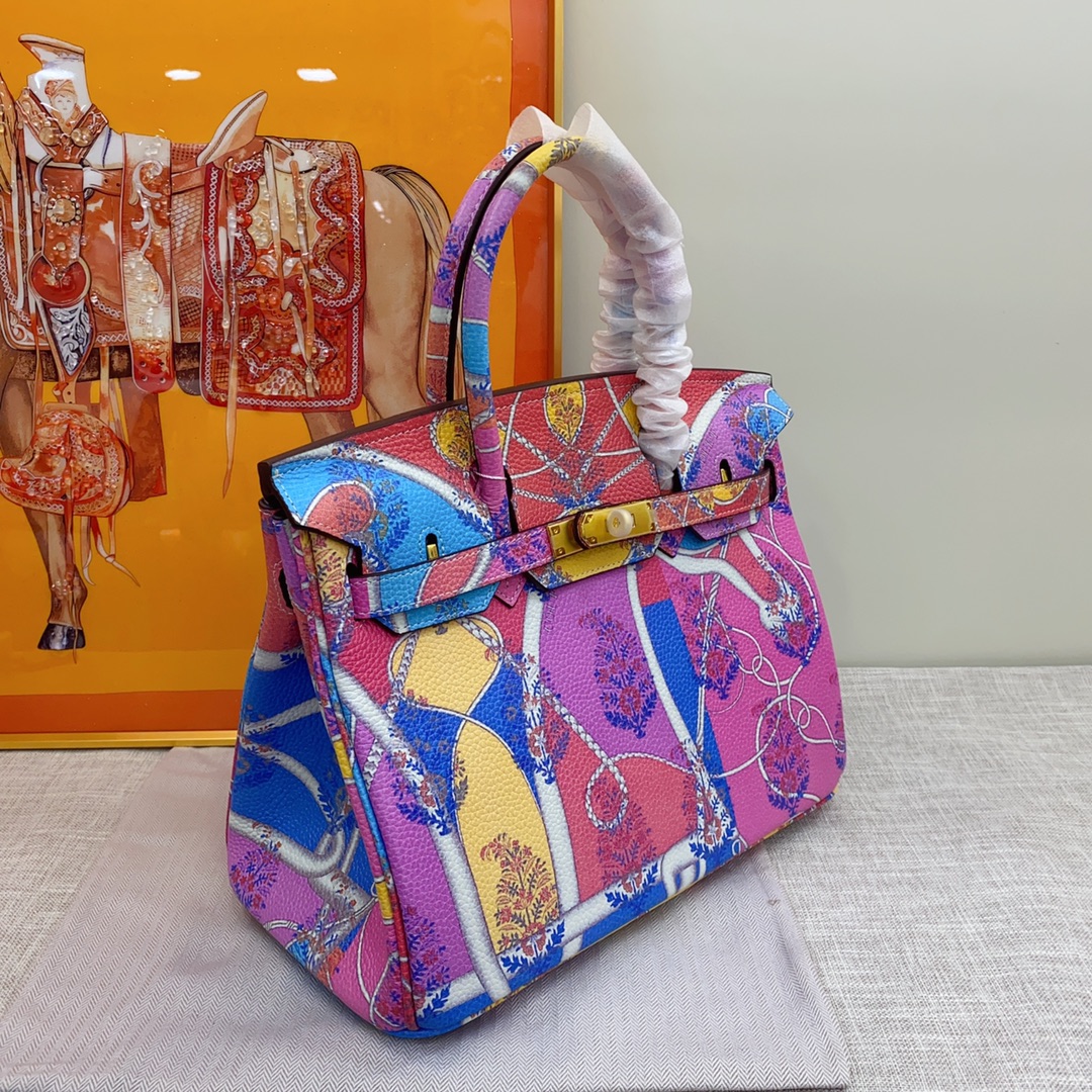 Exclusive Custom Hand-Painted Birkin 30 Bag