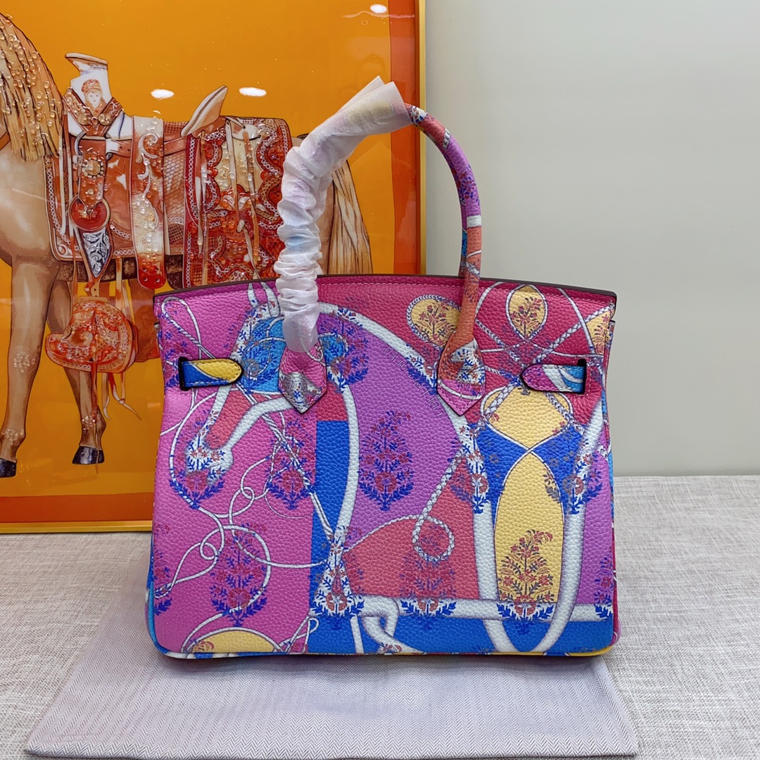 Exclusive Custom Hand-Painted Birkin 30 Bag