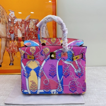 Exclusive Custom Hand-Painted Birkin 30 Bag