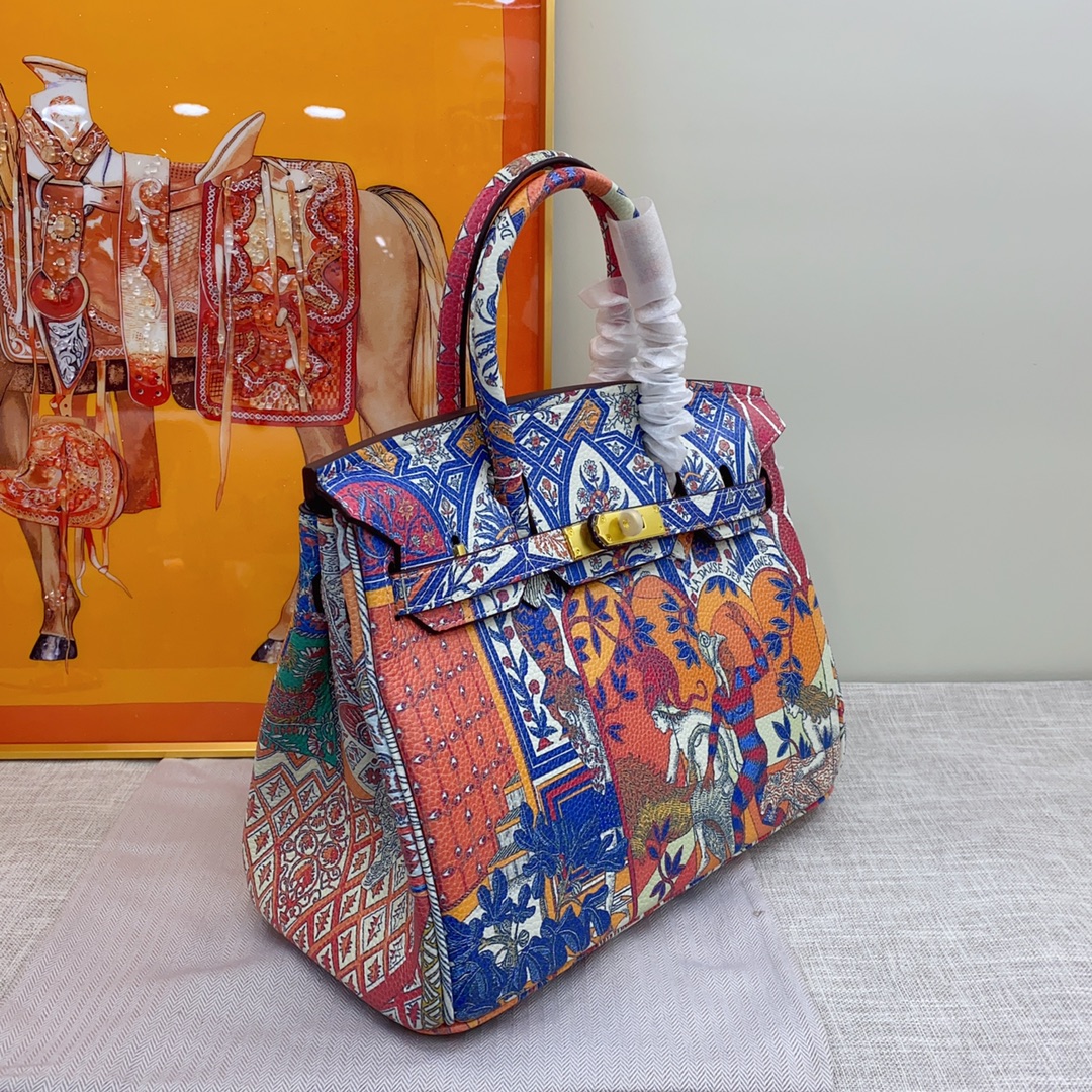 Exclusive Custom Hand-Painted Birkin 30 Bag