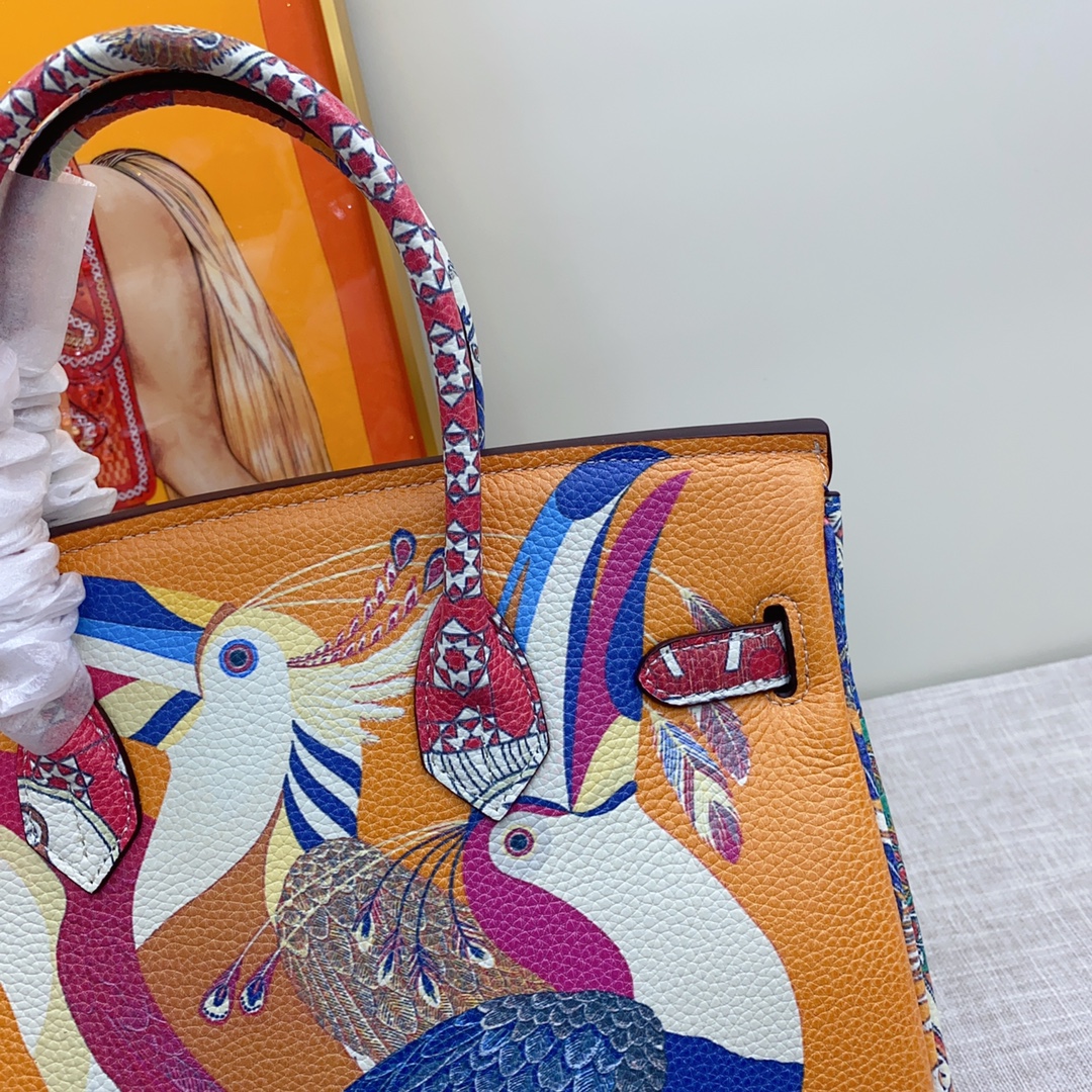 Exclusive Custom Hand-Painted Birkin 30 Bag