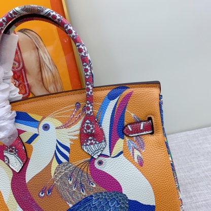 Exclusive Custom Hand-Painted Birkin 30 Bag