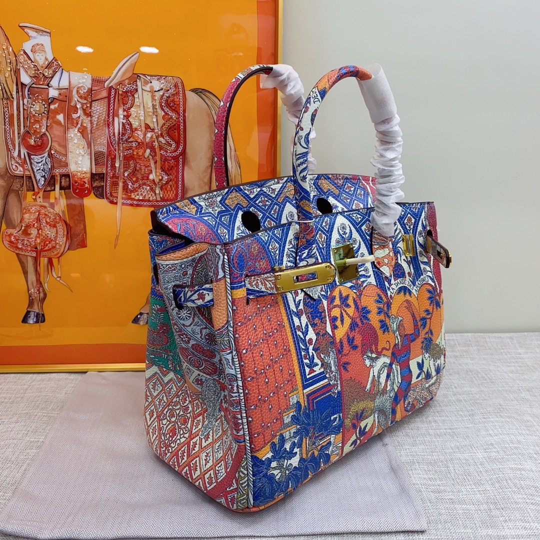 Exclusive Custom Hand-Painted Birkin 30 Bag