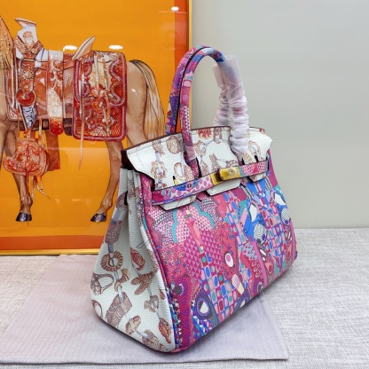 Exclusive Custom Hand-Painted Birkin 30 Bag