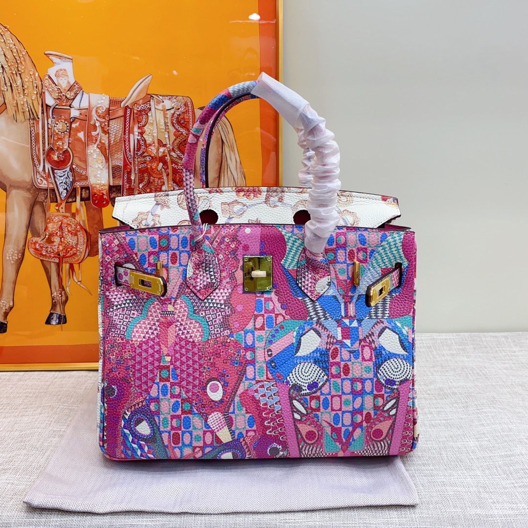 Exclusive Custom Hand-Painted Birkin 30 Bag