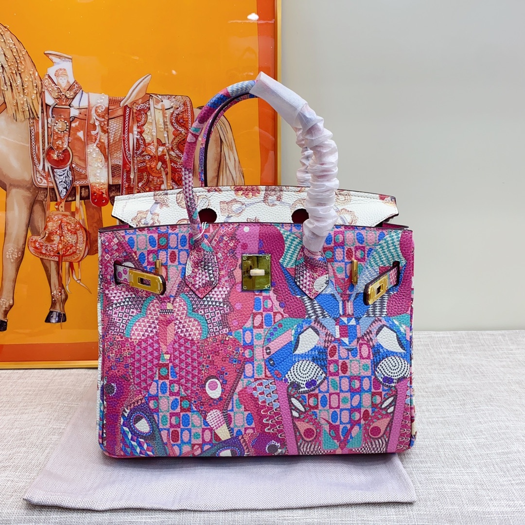Exclusive Custom Hand-Painted Birkin 30 Bag