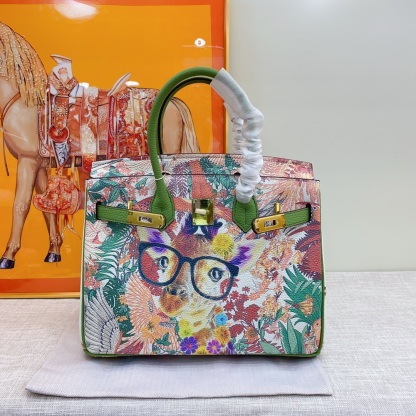 Exclusive Custom Hand-Painted Birkin 30 Bag