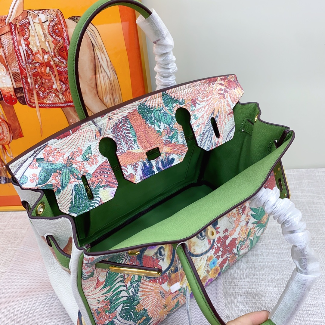 Exclusive Custom Hand-Painted Birkin 30 Bag