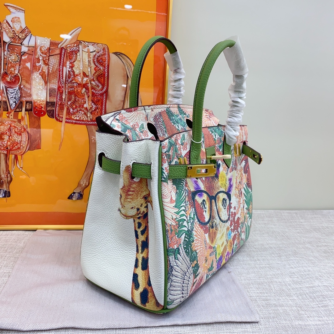 Exclusive Custom Hand-Painted Birkin 30 Bag