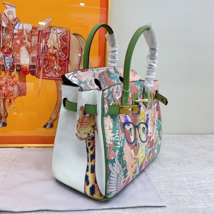 Exclusive Custom Hand-Painted Birkin 30 Bag