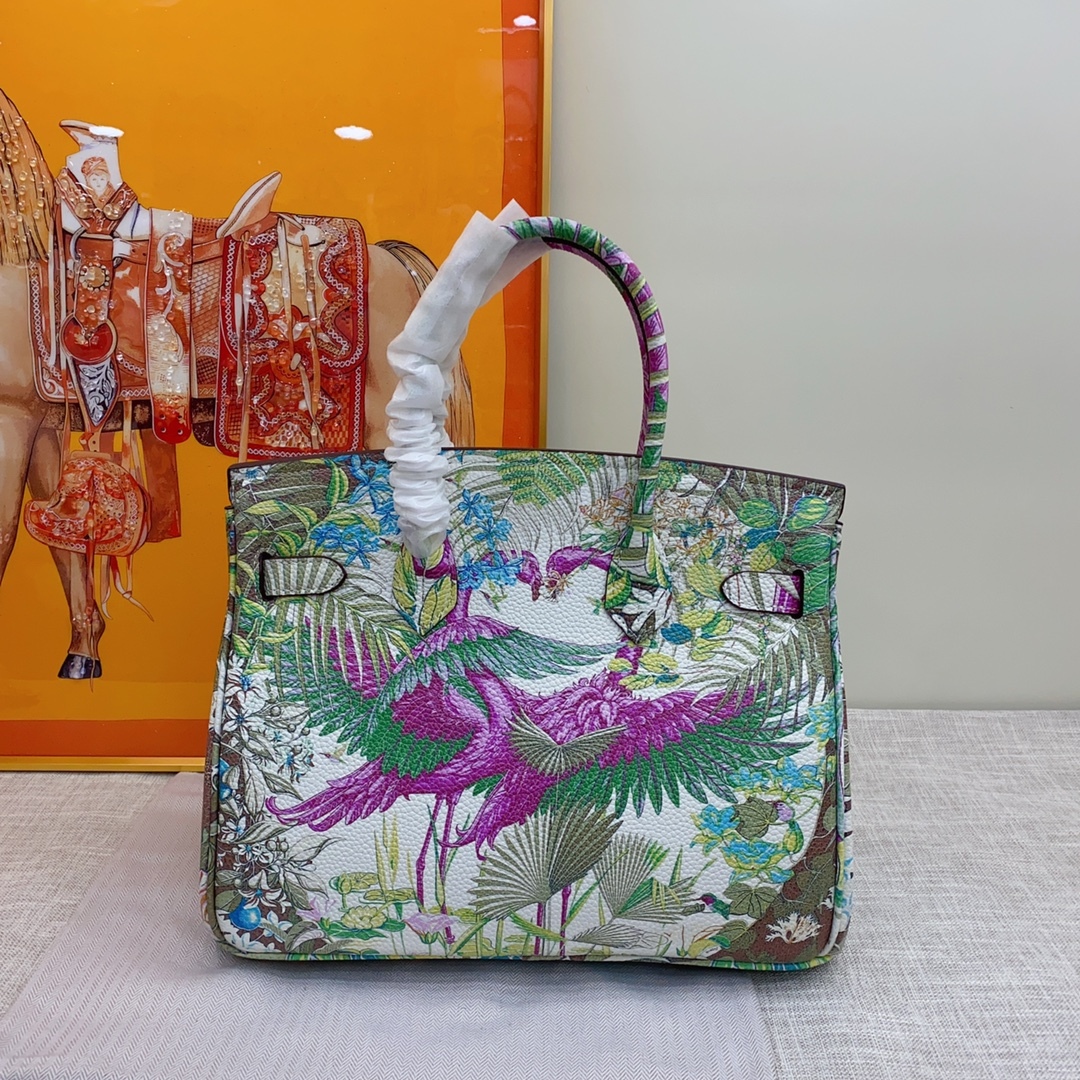Exclusive Custom Hand-Painted Birkin 30 Bag