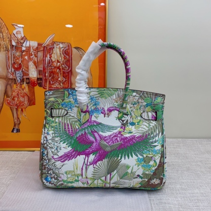 Exclusive Custom Hand-Painted Birkin 30 Bag