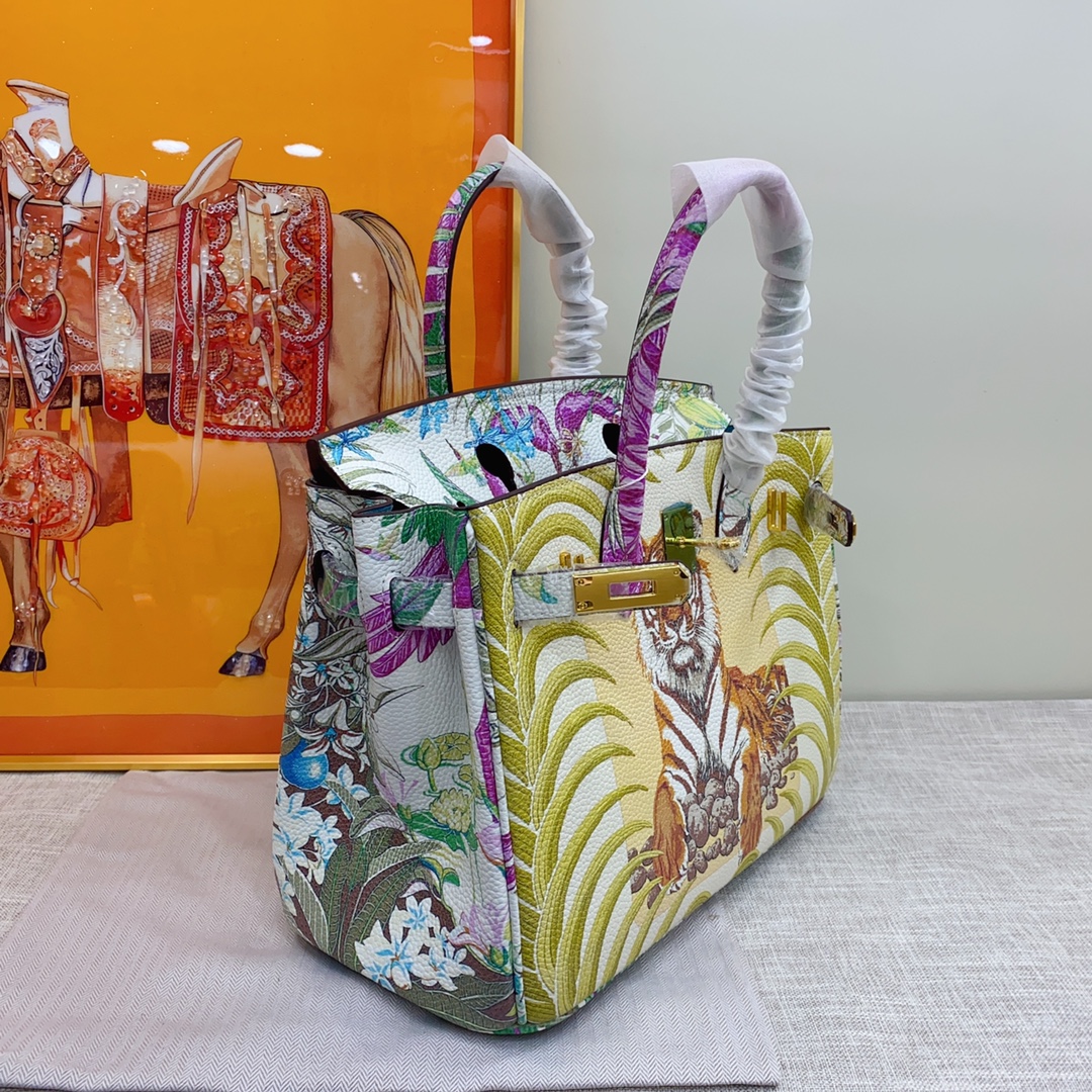 Exclusive Custom Hand-Painted Birkin 30 Bag