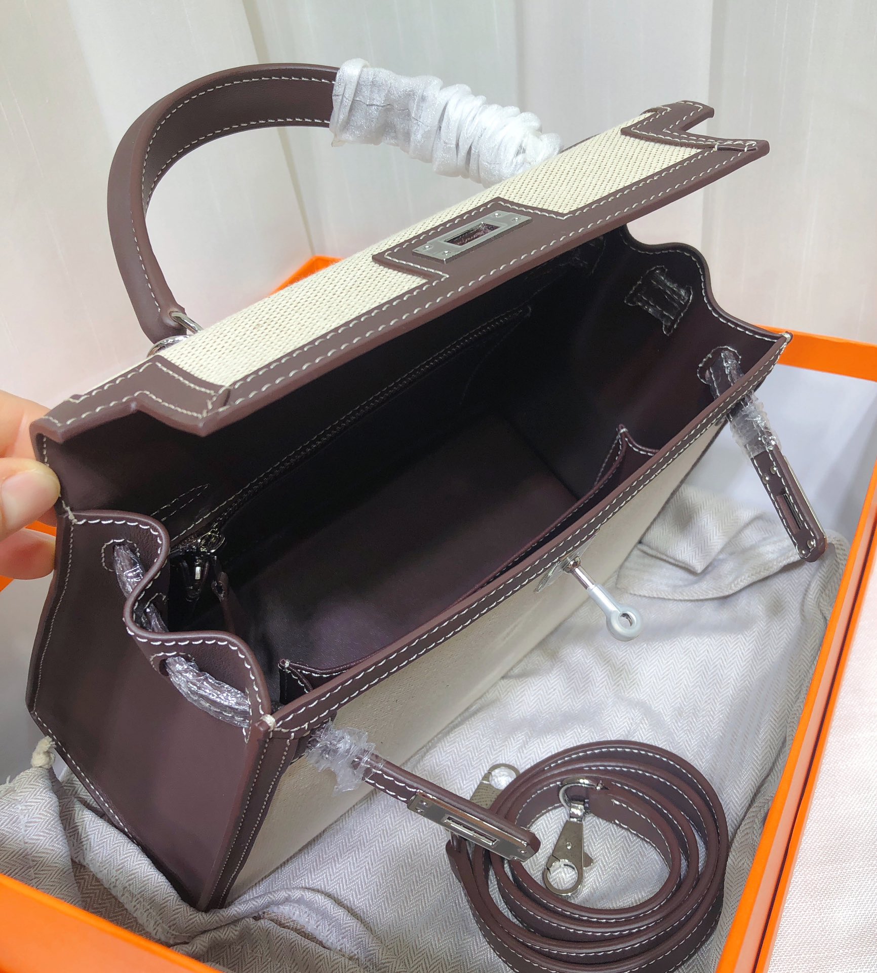 Hertgtmes Toile Swift Verso Kelly Sellier 25 Ecru Rouge Sellier