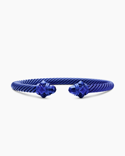 Renaissance® Classic Cable Bracelet Blue, 5mm