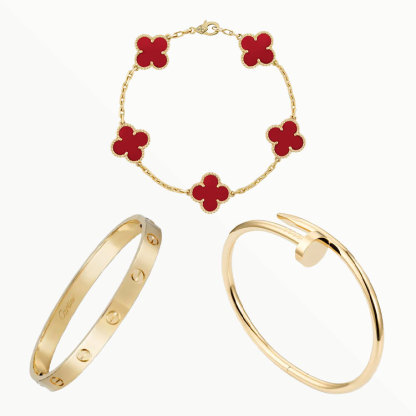 3‑Piece Icon Stack – Love, Clou & Clover