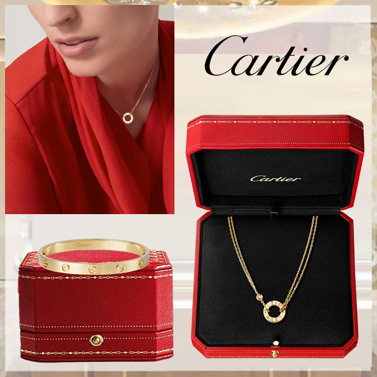 LOVE BRACELET, CLASSIC MODEL & LOVE PENDANT, 2 DIAMONDS