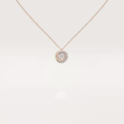 Trinity pendant, 1 diamond, paved