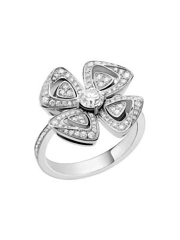 Fiorever 18K White Gold & 1.01 TCW Diamond Ring