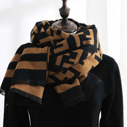 Double-sided cashmere scarf fd printing scarf