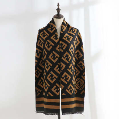 Double-sided cashmere scarf fd printing scarf