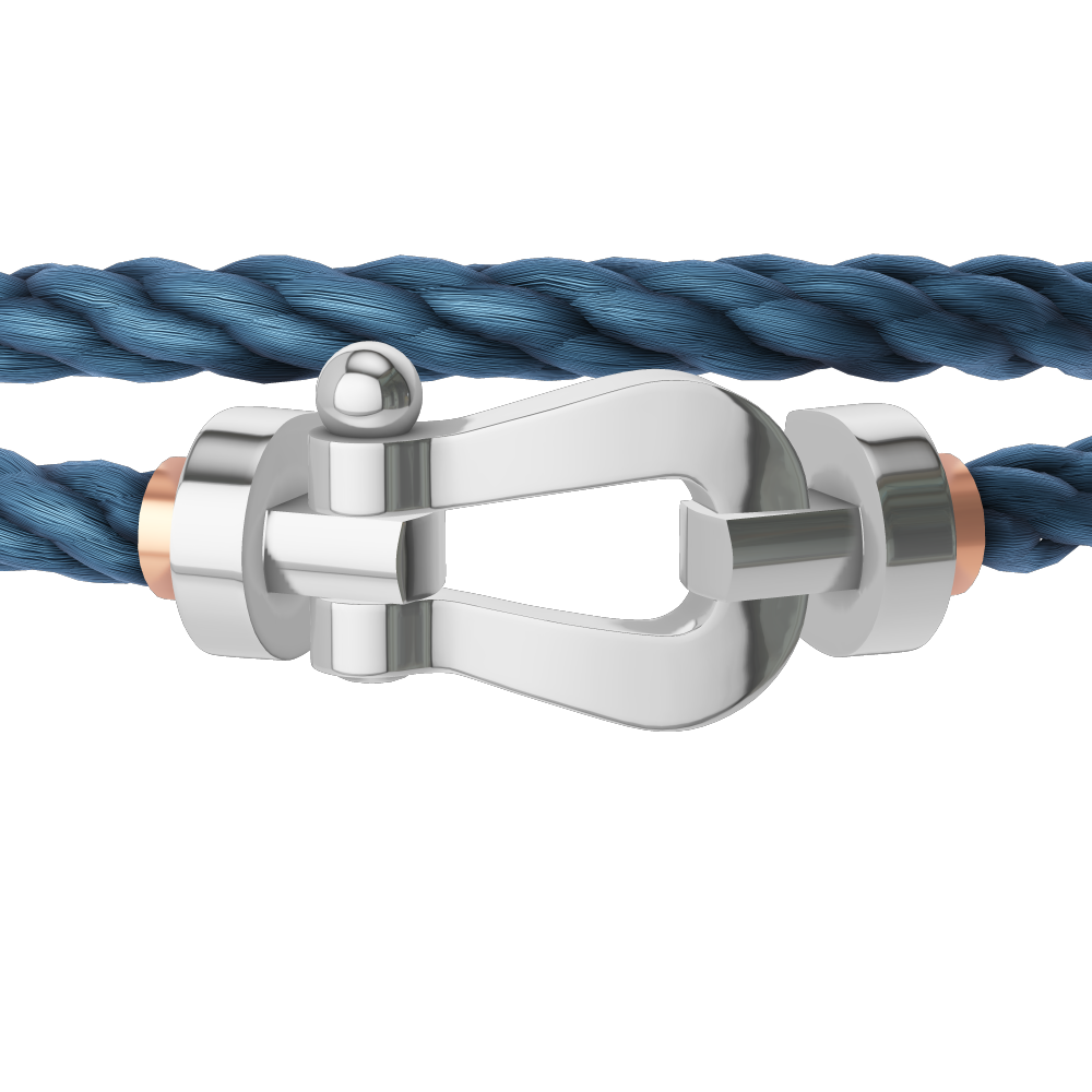 FORCE 10 BRACELET 18K WHITE GOLD LARGE MODEL