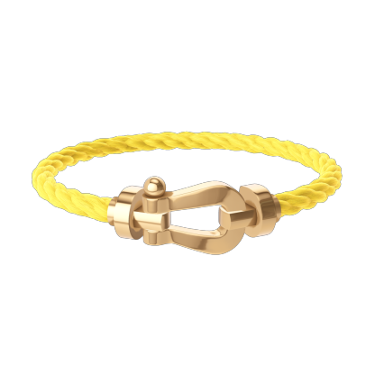 FORCE 10 BRACELET 18K YELLOW GOLD LARGE MODEL