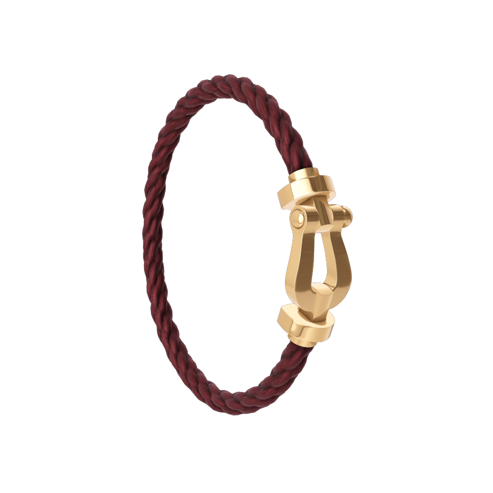 FORCE 10 BRACELET 18K YELLOW GOLD LARGE MODEL