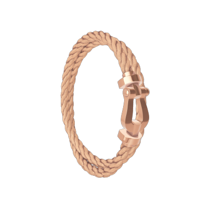 FORCE 10 BRACELET 18K PINK GOLD LARGE MODEL