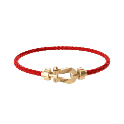 FORCE 10 BRACELET 18K YELLOW GOLD MEDIUM MODEL