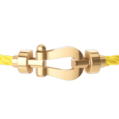 FORCE 10 BRACELET 18K YELLOW GOLD MEDIUM MODEL