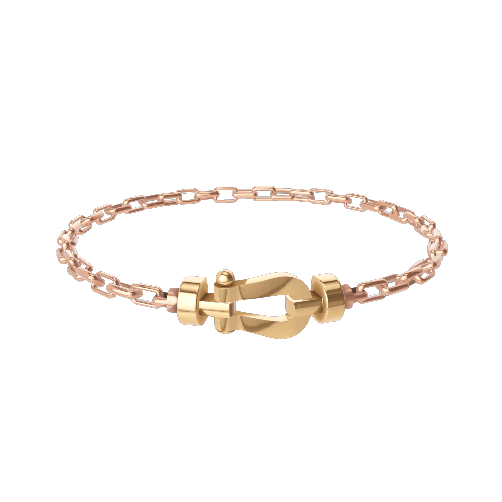 FORCE 10 BRACELET 18K YELLOW GOLD MEDIUM MODEL