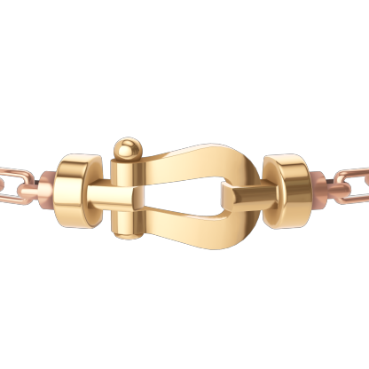 FORCE 10 BRACELET 18K YELLOW GOLD MEDIUM MODEL