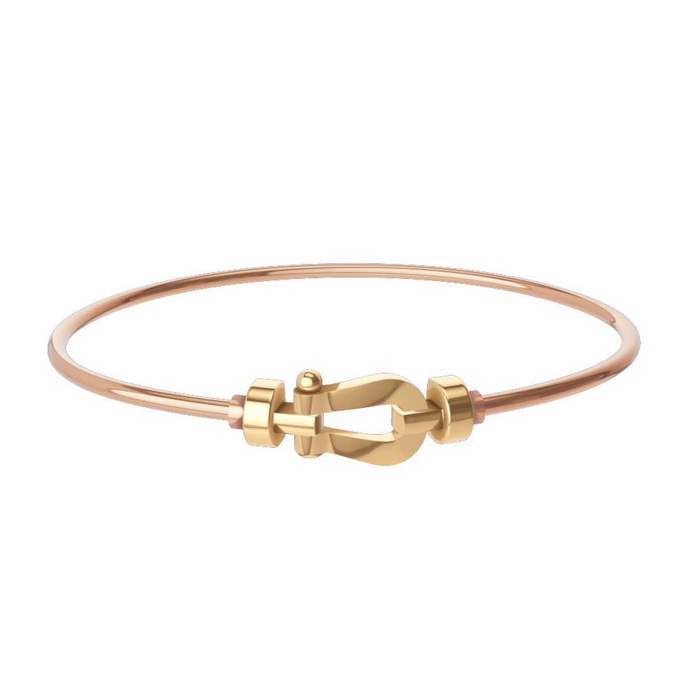 FORCE 10 BRACELET 18K YELLOW GOLD MEDIUM MODEL