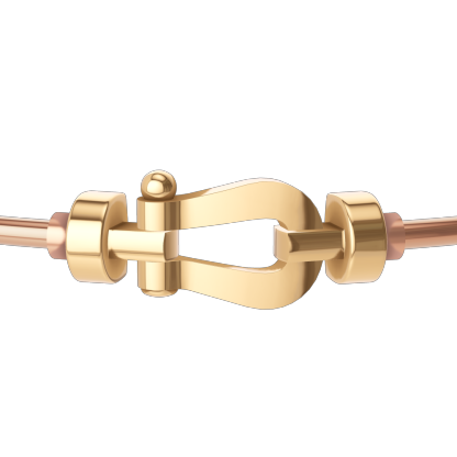 FORCE 10 BRACELET 18K YELLOW GOLD MEDIUM MODEL