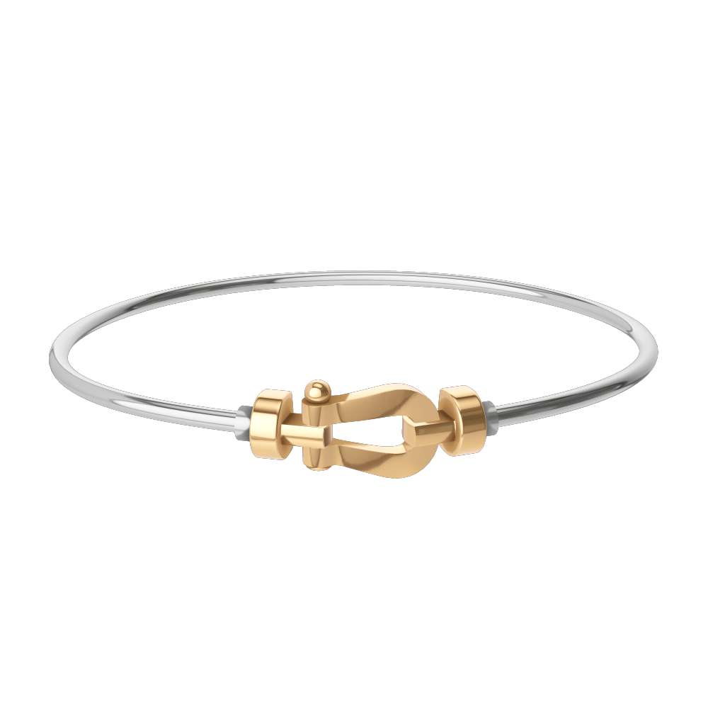 FORCE 10 BRACELET 18K YELLOW GOLD MEDIUM MODEL