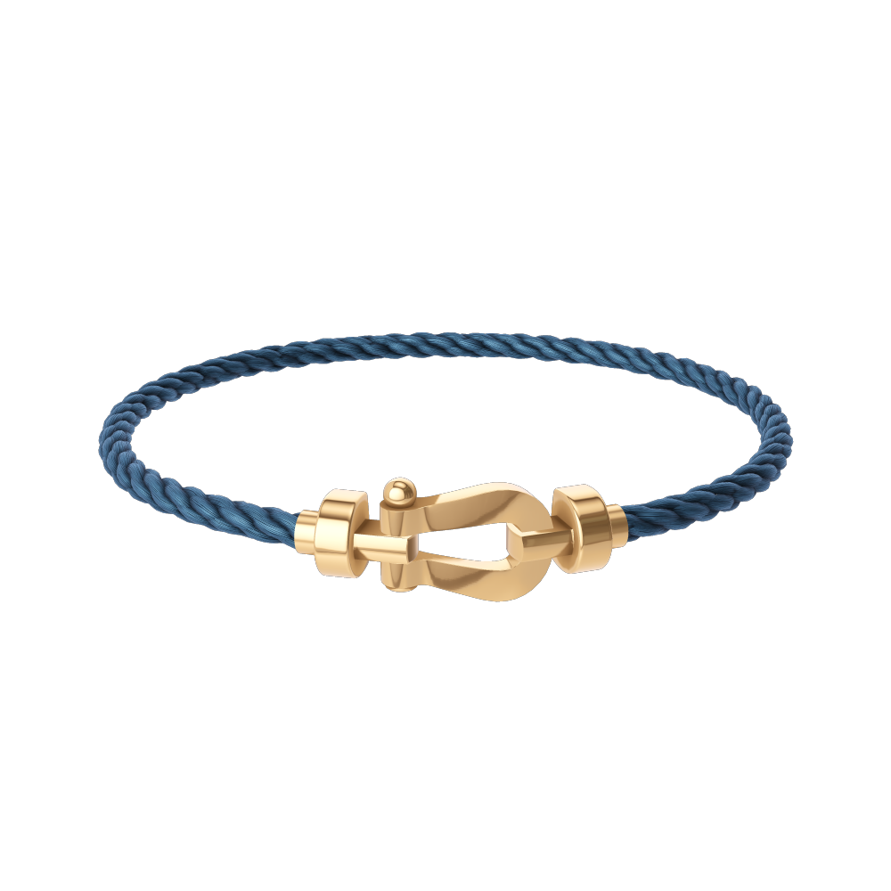 FORCE 10 BRACELET 18K YELLOW GOLD MEDIUM MODEL