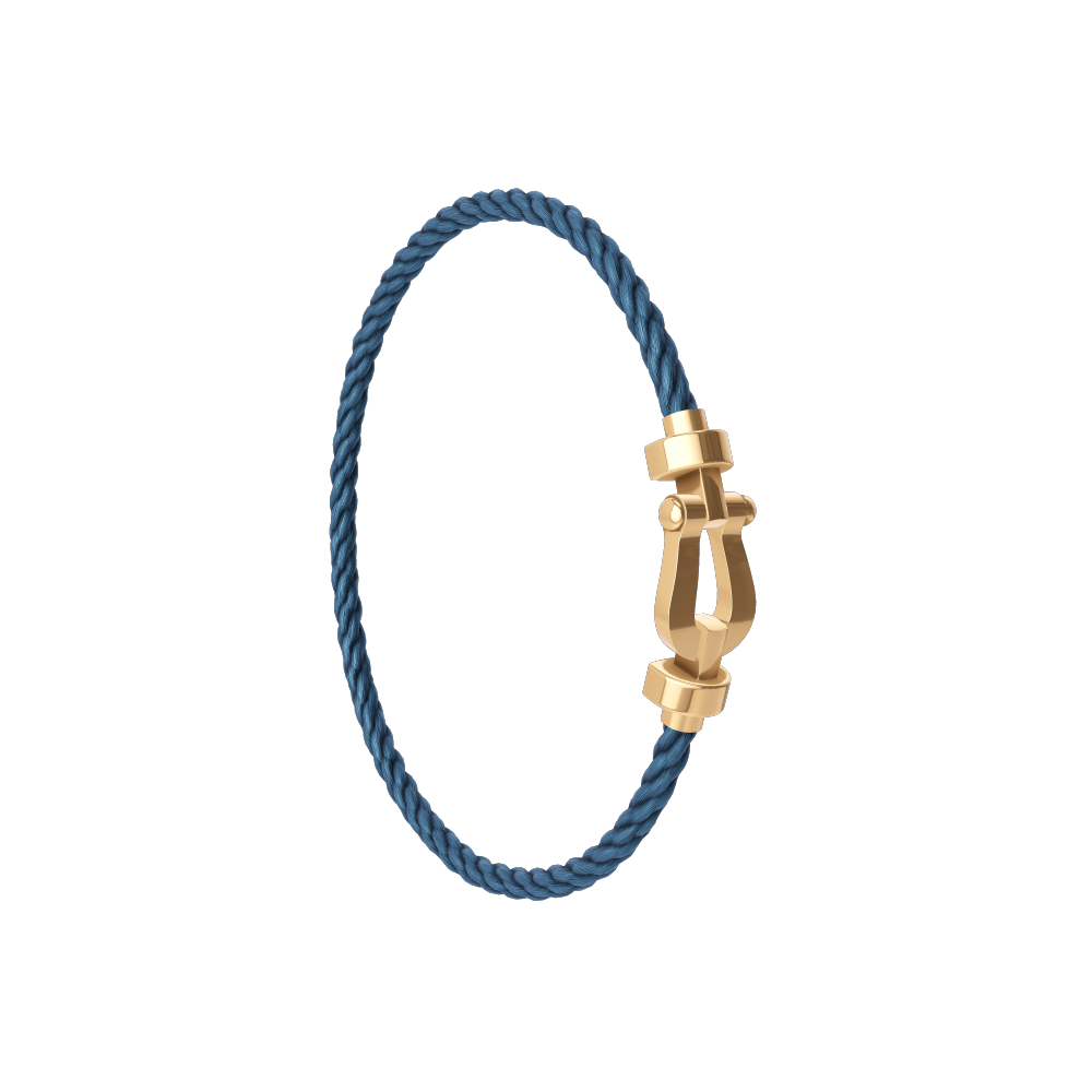FORCE 10 BRACELET 18K YELLOW GOLD MEDIUM MODEL