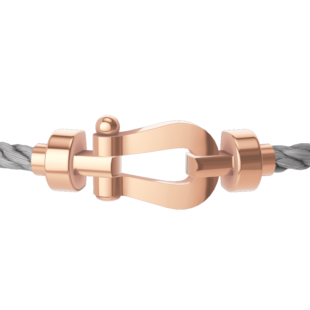 FORCE 10 BRACELET 18K PINK GOLD MEDIUM MODEL