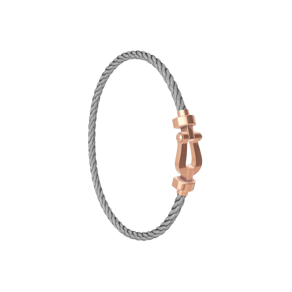 FORCE 10 BRACELET 18K PINK GOLD MEDIUM MODEL