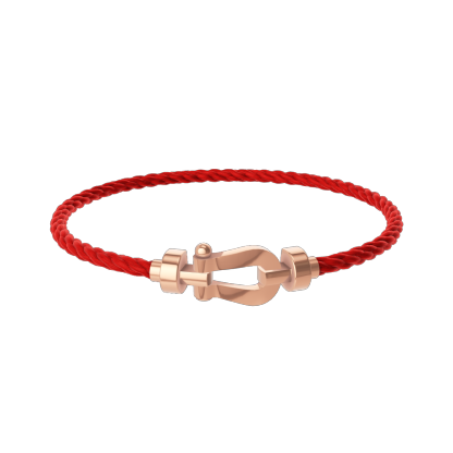 FORCE 10 BRACELET 18K PINK GOLD MEDIUM MODEL
