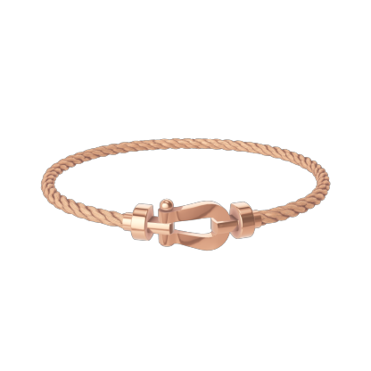 FORCE 10 BRACELET 18K PINK GOLD MEDIUM MODEL