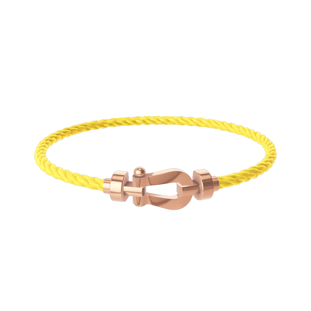 FORCE 10 BRACELET 18K PINK GOLD MEDIUM MODEL
