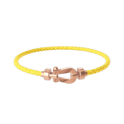 FORCE 10 BRACELET 18K PINK GOLD MEDIUM MODEL