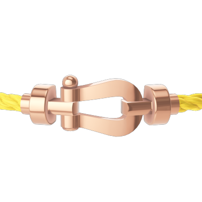 FORCE 10 BRACELET 18K PINK GOLD MEDIUM MODEL